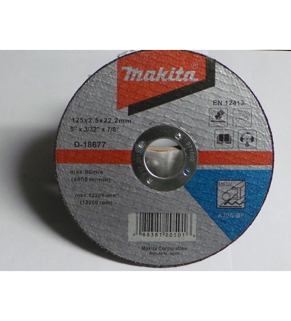 TARCZA T41 125/2,5/22,2 MET. MAKITA